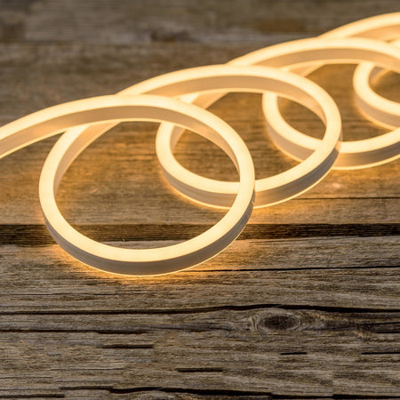 Tubo luminoso a led effetto neon "Bifacciale" decorazione per interno ed esterno