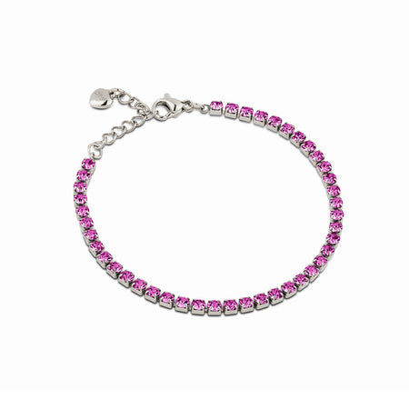 Ops Objects - bracciale tennis con pietre fucsia GLIMMER