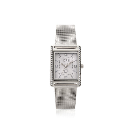 Ops Object - orologio con cassa e bracciale mesh in metallo RULE