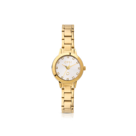 Ops Object - orologio con cassa e bracciale in metallo PETIT