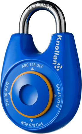 KNOLLAN - LUCCHETTO A COMBINAZIONE "SALY DANCE" - COLORE AZZURRO