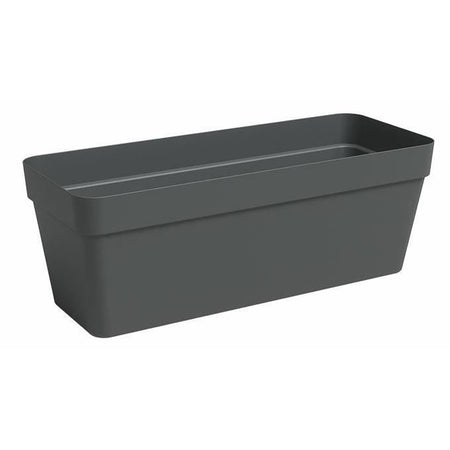 Fioriera - Plastica - Antracite - Rettangolare - L49,9 x P20 x H18,1cm - ARTEVASI