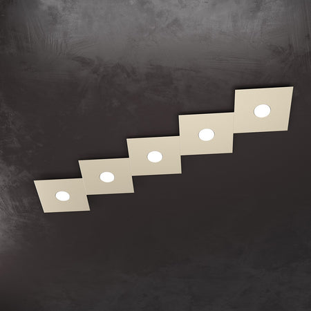 Plafoniera moderna Top Light ECCENTRIC 1156 5L GX53 LED metallo lampada parete soffitto