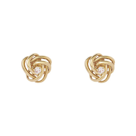Stroili -  Orecchini Lobo Golden Dream Placcato Oro Giallo Cubic Zirconia