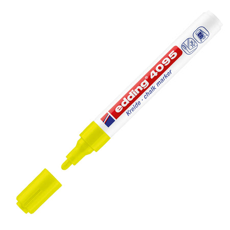 Marcatore Edding 4095 Punta Conica Gesso Liquido Giallo Fluo