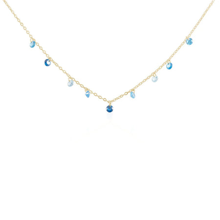 Stroili - Collana Multi Punto Luce Golden Dream Placcato Oro Giallo Cubic Zirconia