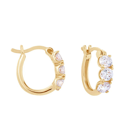 Stroili   -  Orecchini A Cerchio Golden Dream Placcato Oro Giallo Cubic Zirconia