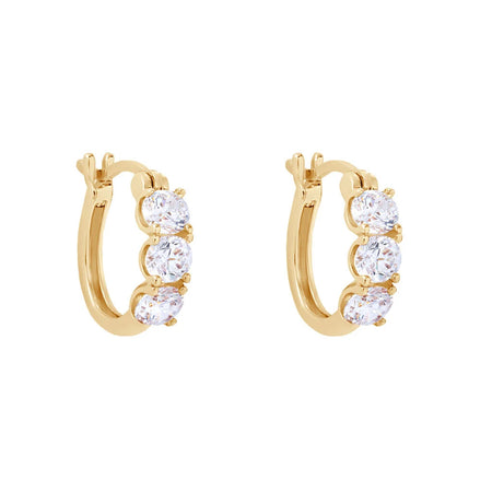 Stroili   -  Orecchini A Cerchio Golden Dream Placcato Oro Giallo Cubic Zirconia