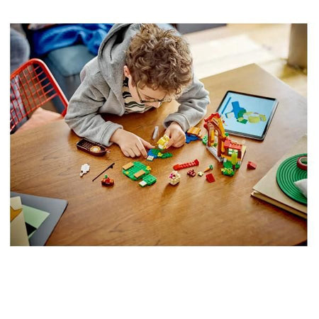 Lego super mario (71422). pack di espansione picnic alla casa di mario