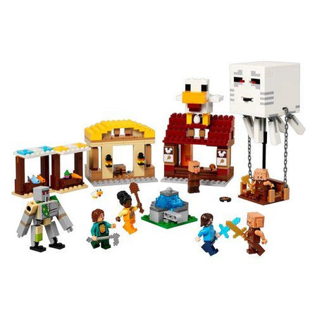 Attacco al villaggio del ghast-pallone lego 21273 minecraft