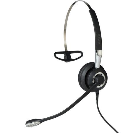 Jabra 2406-820-204 cuffia e auricolare cablato passanuca, a clip, a padiglione ufficio nero, argento