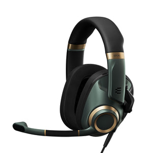 Epos h6pro closed auricolare cablato a padiglione gaming nero, oro, verde - 1000968