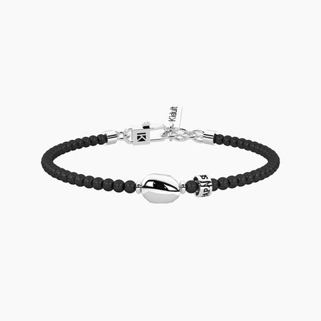 Kidult - Bracciale per papà regolabile in acciao e gunmetal PAPÀ | UNICITÀ
