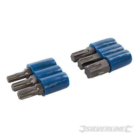 Silverline Set di punte per trapano T30 - T55 6 pezzi Silverline