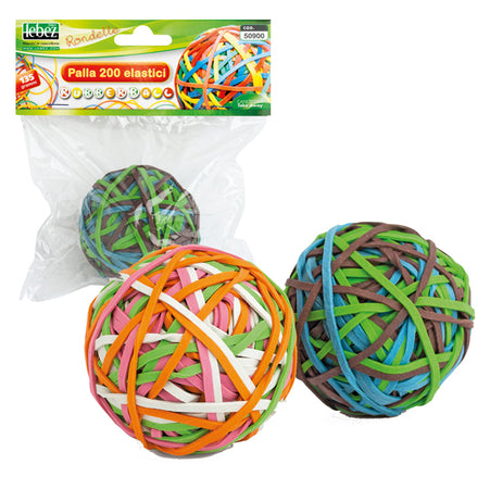 Sfera Da 200 Elastici D 50Mm Colori Assort.