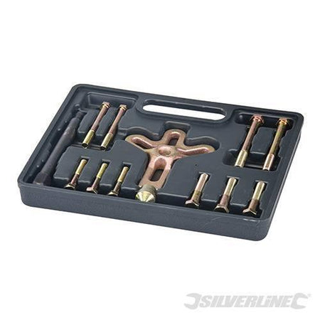 Kit estrattore bilanciatori pulegge e ingranaggi con fori filettati con valigetta Prezzo Silverline Silverline