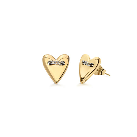 Ops Object - orecchini a lobo cuore LOVELINE