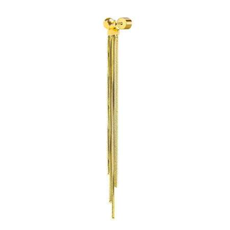 Marlù Orecchino pendente con catene snake quadrate