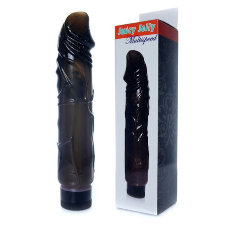 VIBRATORE FALLO REALISTICO VIBRANTE ECONOMICO MORBIDO NERO CM 22 X 4