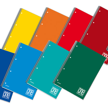 Quaderno A5 Spiralato 5Mm C/Fori 80Gr 60Fg One Color Blasetti
