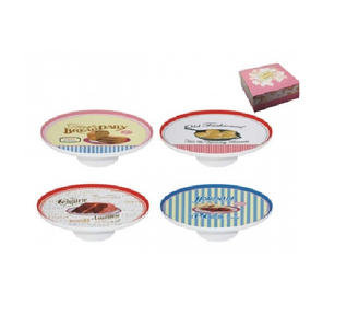 BRANDANI - ALZATA PER DOLCI DIAM. 31CM VINTAGE KITCHEN IN PORCELLANA
