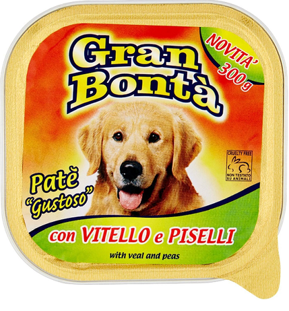 GRAN BONTA' - PATE' CON VITELLO E PISELLI 300GR
