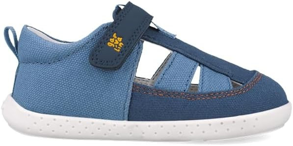 Sandali bambino blu primi passi barefoot 19 -26 Garvalin