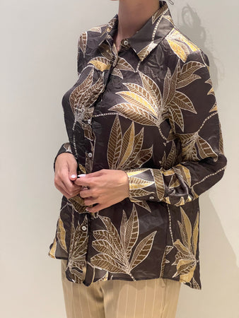 Camicia Facella raso chiffon stamp