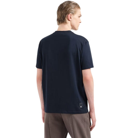 EMPORIO ARMANI t-shirt uomo emporio armani - t-shirt - blu da uomo