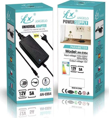 5A Trasformatore Con Presa Alimentatore 12V Stabilizzato 60W Telecamera Fai da te/Materiale elettrico/Trasformatori Zencoccostore - Formia, Commerciovirtuoso.it