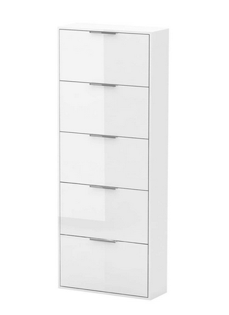 MOBILE SCARPIERA A 5 RIBALTE RIPIANI SINGOLE LINEA LAMIA CM. 15X65X164H