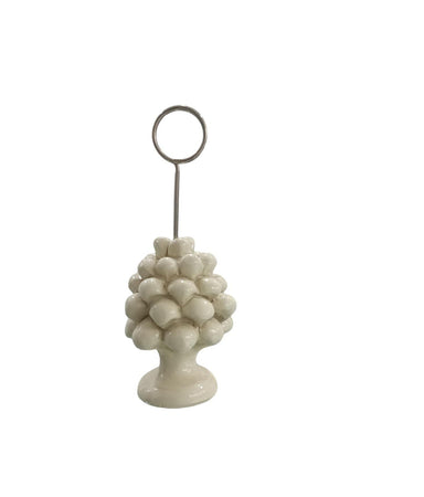 Pigna Harmony Pigna crema con clip holder Porcellana