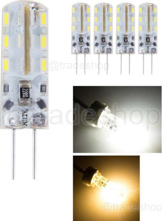 5pcs-Pezzi-Dc12v-3014-Smd-G4-Lampadina-A-Led-Luminosa-3w-Bianco-Caldo-Freddo