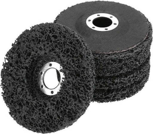 5pz-Disco-Abrasivo-Per-Asportazione-Vernice-Ruggine-Saldatura-110mm-Nylon-A.05101