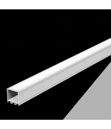 5pz Profilo In Alluminio 2 Mt Lineare Sospeso Sezionabile Per Striscia Led Al-28