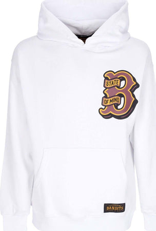 5TATE-OF-MIND-Felpa-Leggera-Cappuccio-Uomo-B-andits-Hoodie-White-da-uomo