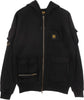 5TATE-OF-MIND-Felpa-Leggera-Cappuccio-Zip-Uomo-Retrofuture-Cargo-Zip-Hoodie-Black-da-uomo