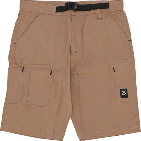 5TATE-OF-MIND-Pantalone-Corto-Uomo-Hidden-Cargo-Shorts-Brown-da-uomo