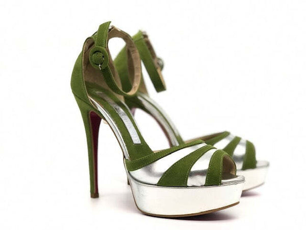 5th Avenue Sandalo Verde&Argento