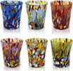 6 Bicchieri da CAFFE'/LIQUORE In Vetro di Murano Venezia Colorato Bicchiere con Murrine Design Stile CLASSIC Moderno Prodotto a Mano in Italia Casa e cucina/Stoviglie/Bicchieri e cristalli/Bicchieri da liquore Mazzega Art & Design - Murano, Commerciovirtuoso.it