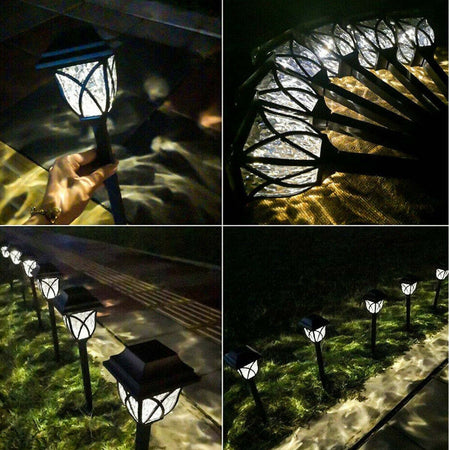 6 Pz Lampada 1 Led Con Pannello Solare Da Giardino Picchetto Esterno Te-b0155 Illuminazione/Illuminazione per esterni/Luci per sentieri Trade Shop italia - Napoli, Commerciovirtuoso.it