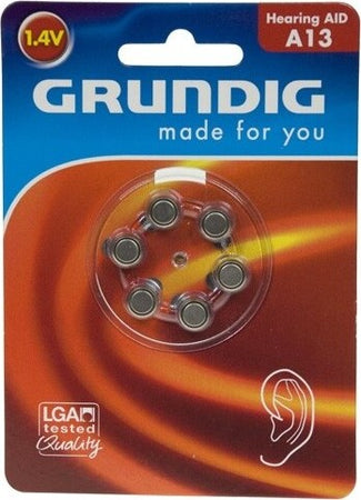 6 X Batteria Per Apparecchi Acustici Kit Pile A Bottone A13/pr48 1,4v Elettronica/Pile e caricabatterie/Pile monouso Trade Shop italia - Napoli, Commerciovirtuoso.it