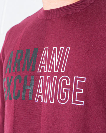 ARMANI EXCHANGE Maglie Bordeaux da uomo