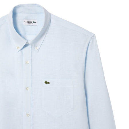 Lacoste Camicie Azzurro da uomo