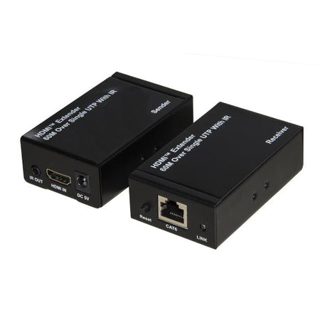 Estensore di segnale Hdmi tramite Cavo Ethernet Cat. 5/6 - Fino a 60 metri - 1080p