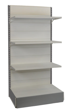 Scaffalatura in metallo verniciato per negozi cm. 100x60x200h