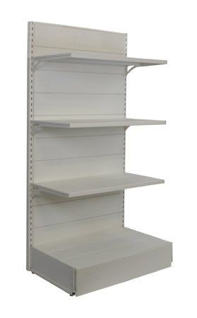 Scaffalatura metallica per arredamento negozio cm. 100x60x200h