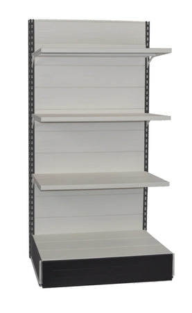 Scaffale di metallo verniciato per arredo negozi cm. 100x60x200h