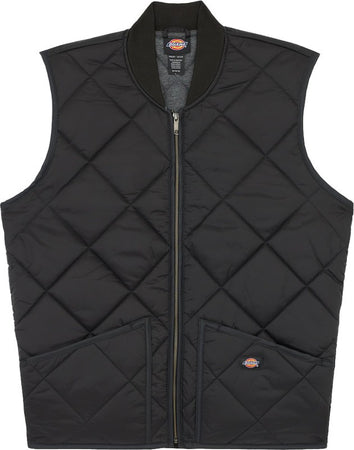 Dickies Uomo, Gilet trapuntato Diamond, Nero