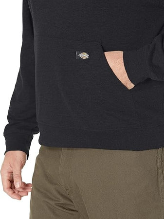 Dickies Felpa in Pile con Cappuccio Midweight, vestibilità Regular Giacca, Nero, Uomo